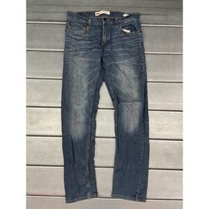 Levis 511 Slim Straight Jeans Womens 20 Reg 30x30‎ Blue Medium Wash Denim Faded
